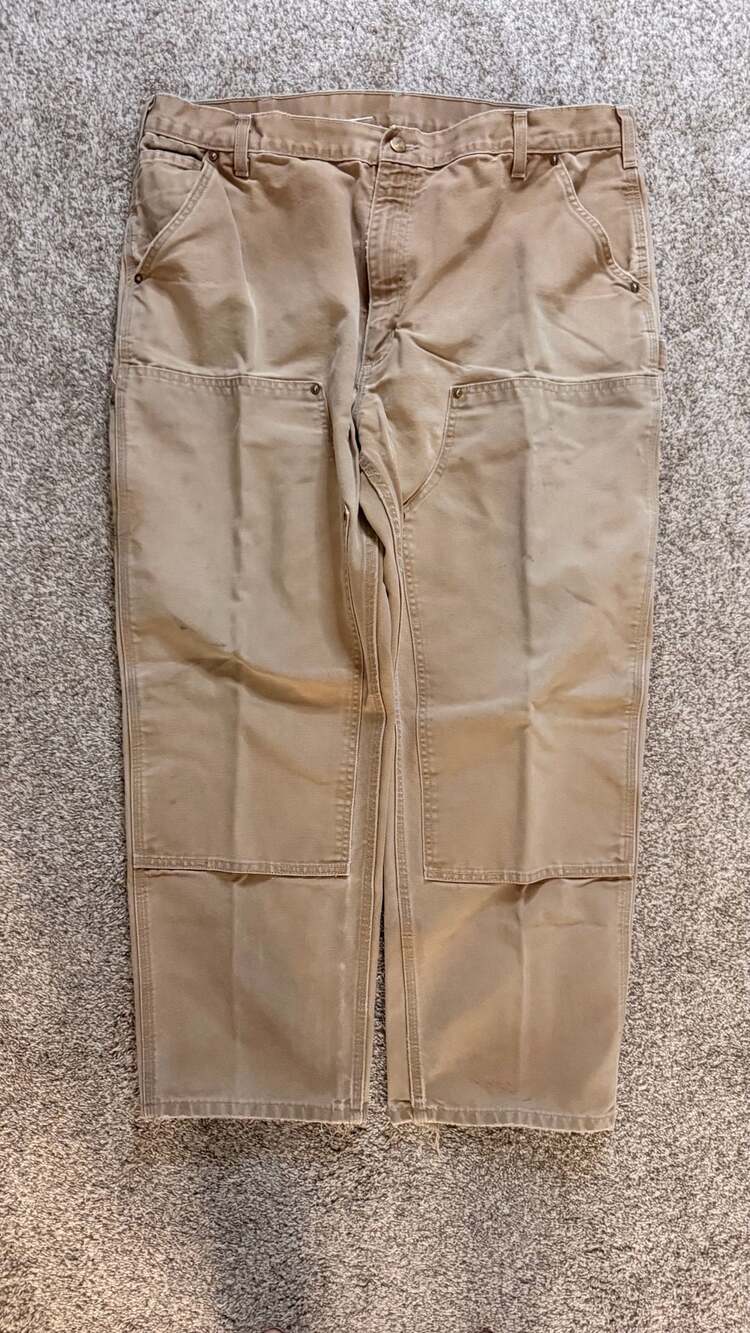 Carhartt Vintage Tan Double Knee Work Pants Carpenter Pants